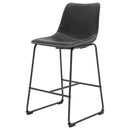 Vesta Faux Leather Counter Stools - Set of 2