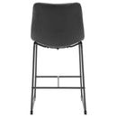 Vesta Faux Leather Counter Stools - Set of 2