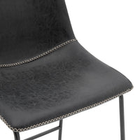 Vesta Faux Leather Counter Stools - Set of 2