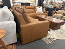 Power Reclining Leather Sectional with Power Headrests Adell Series