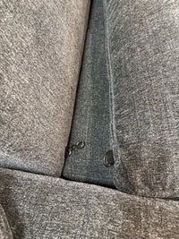 Kensington Cloud Sectional In Marble Grey