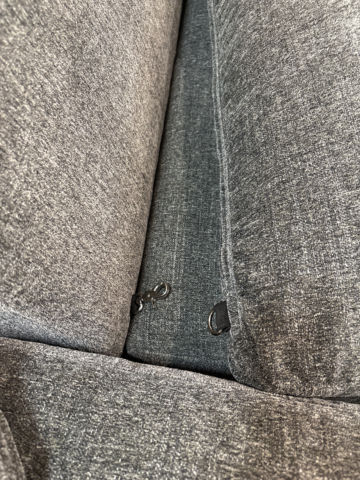 Kensington Cloud Sectional In Marble Grey