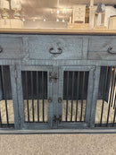 Feliz Three Drawer TV Console & Dog Crate