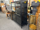 Carmel 55" Glass Display Cabinet – Black