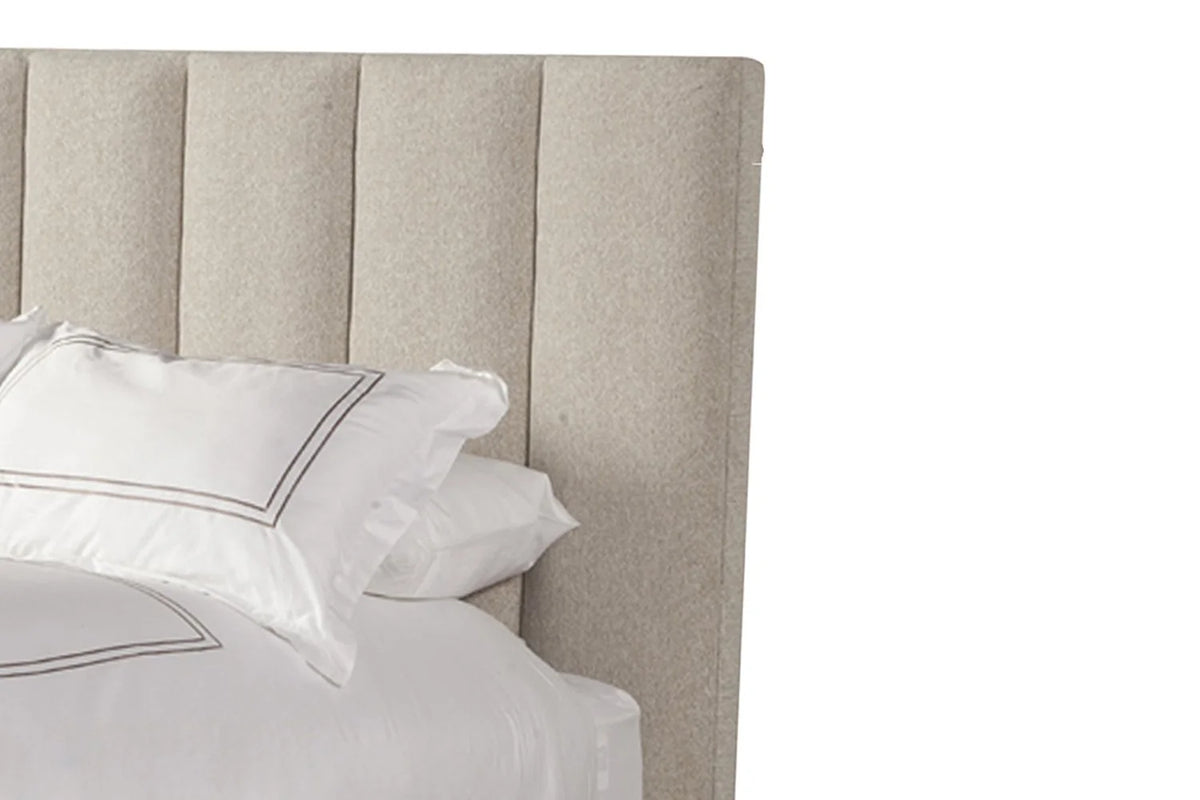 Avery Dune Upholstered Chenille Bed