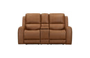 Belmont Lyric Caramel Zero-Gravity Power Loveseat