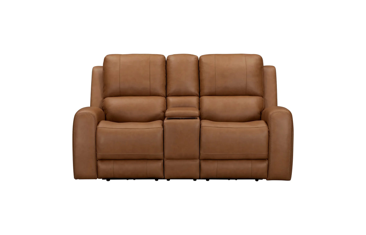 Belmont Lyric Caramel Zero-Gravity Power Loveseat