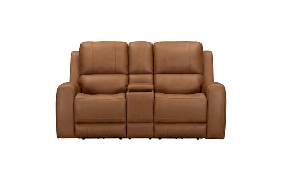 Belmont Lyric Caramel Zero-Gravity Power Loveseat