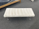 Brianna Faux Fur Bench