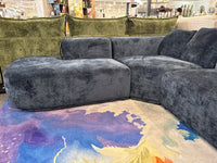 Quinn Modern Sectional In Navy