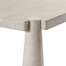 Classic Home Atrop 102" Solid Oak Dining Table – Milk White