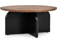 Penelope Round Mango Wood Coffee Table