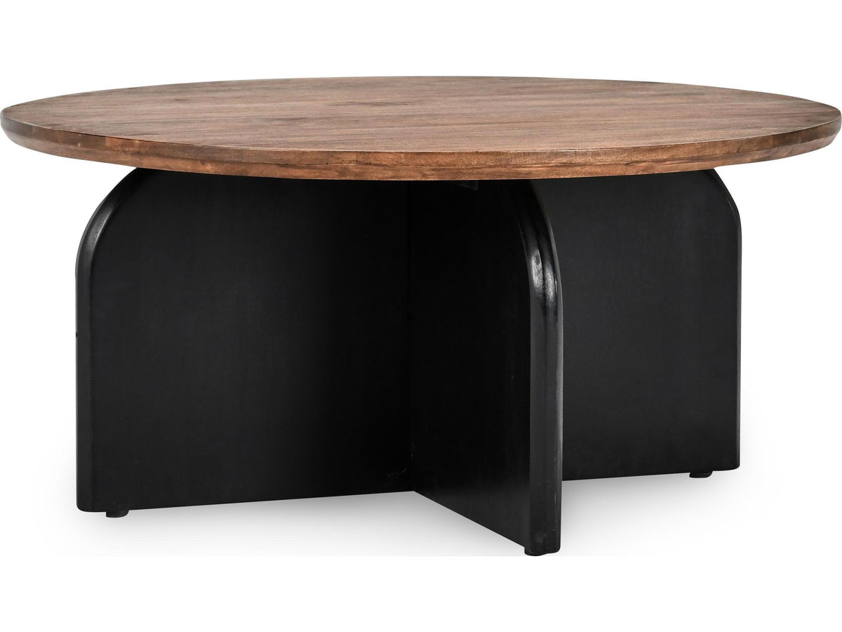 Penelope Round Mango Wood Coffee Table
