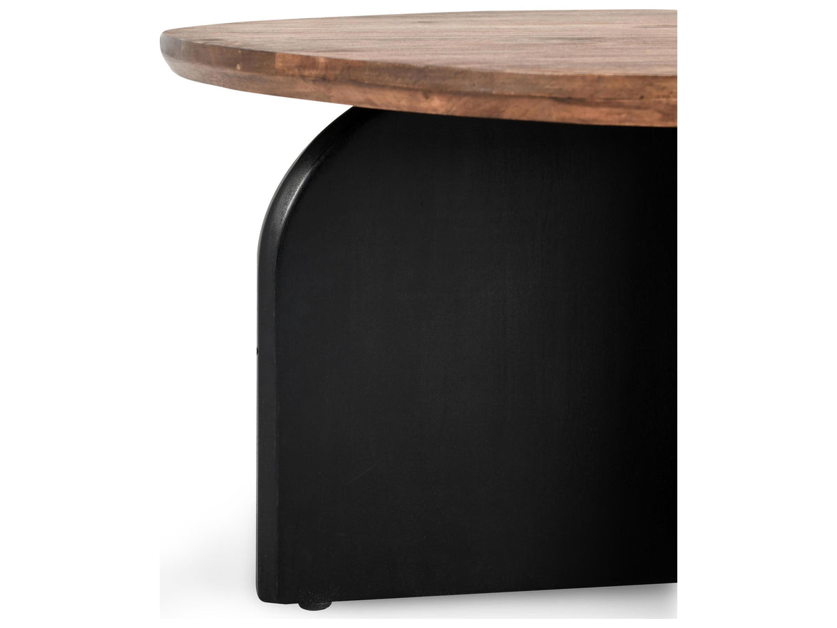 Penelope Round Mango Wood Coffee Table