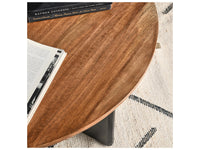Penelope Round Mango Wood Coffee Table