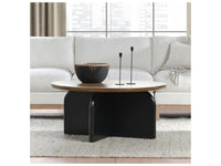 Penelope Round Mango Wood Coffee Table