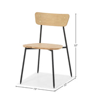 Natural Oak Dining Chair - Colton Series