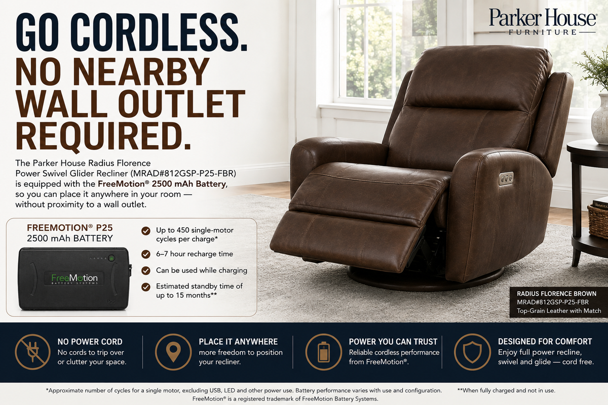 Radius Power Swivel Glider Recliner