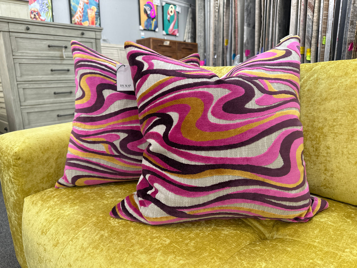 Sway-Fuchsia Pink Down Filled Pillow