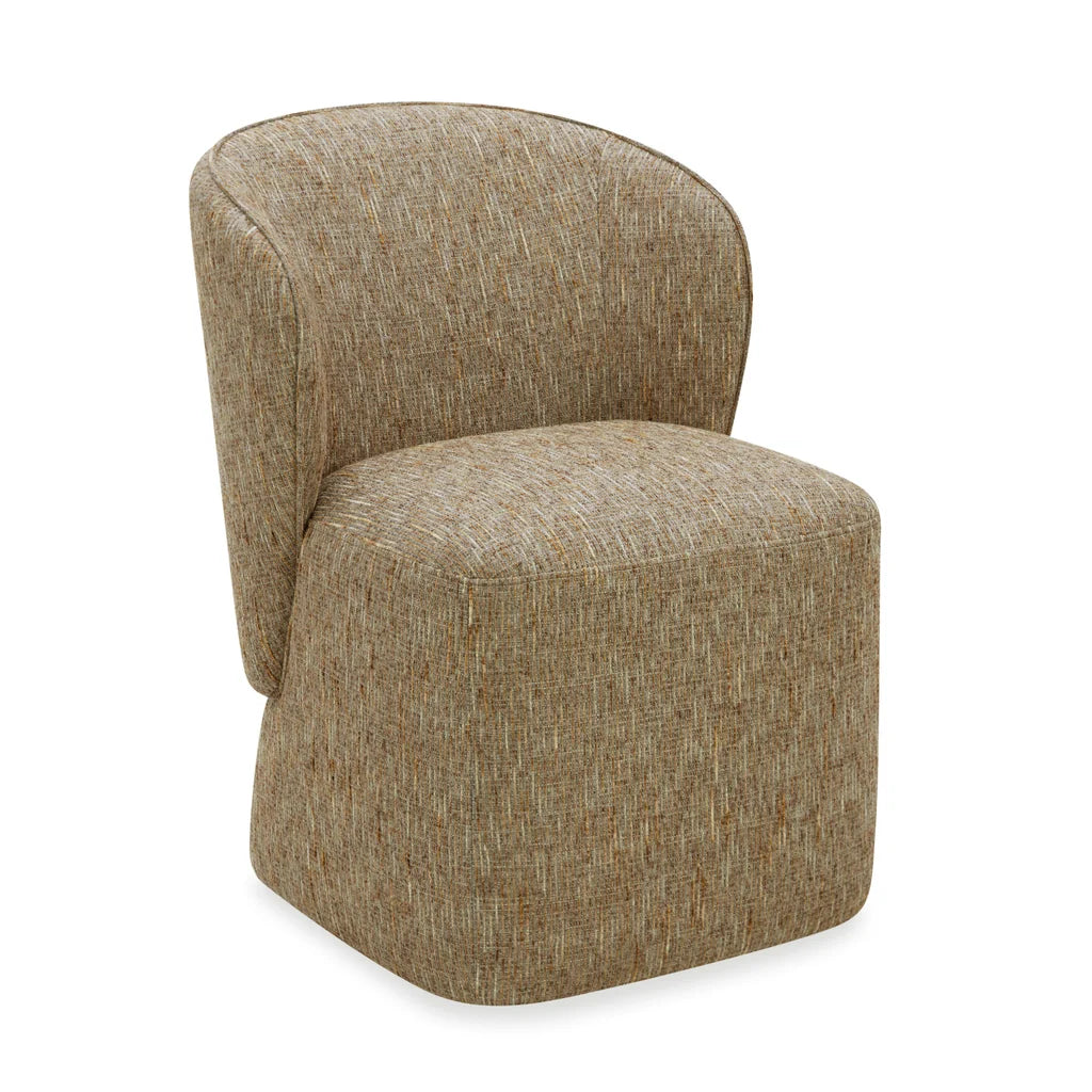 Art Deco-inspired Barrel Dining Chair Bongo Series