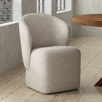 Art Deco-inspired Barrel Dining Chair Bongo Series