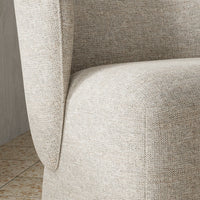 Art Deco-inspired Barrel Dining Chair Bongo Series