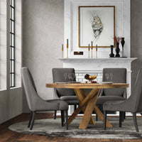 Crossings Downtown 60" Round Dining Table – Amber