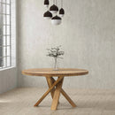 Crossings Downtown 60" Round Dining Table – Amber