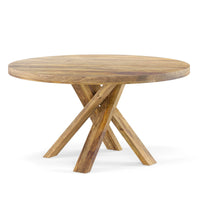 Crossings Downtown 60" Round Dining Table – Amber