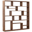 Mariz 87” Large Abstract Bookcase – Natural