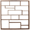 Mariz 87” Large Abstract Bookcase – Natural