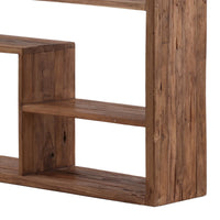 Mariz 87” Large Abstract Bookcase – Natural