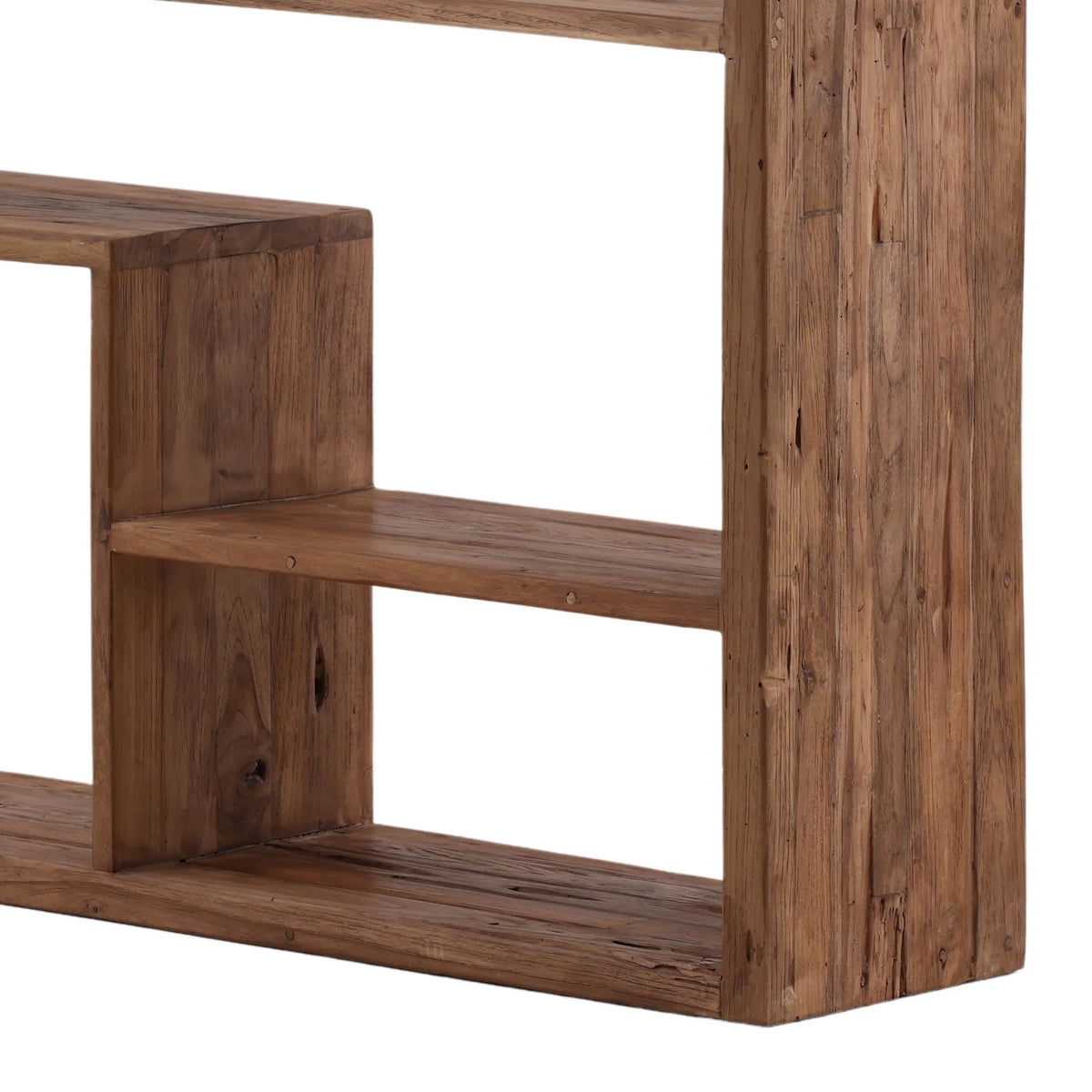 Mariz 87” Large Abstract Bookcase – Natural