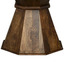Crossings Portico 60” Round Dining Table – Hazelnut