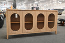 Cohen Brushed White 4-Door Cabinet