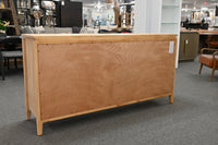 Cohen Brushed White 4-Door Cabinet