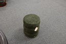Cami Rainforest Green Sculptural Accent Ottoman