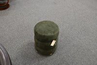 Cami Rainforest Green Sculptural Accent Ottoman