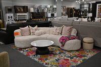 Octavia Upholstered Chaise Sectional – Vanilla
