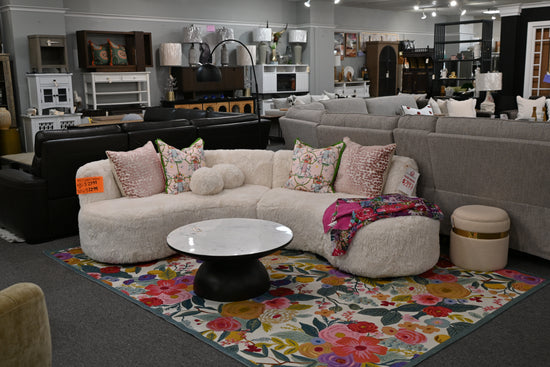 Octavia Upholstered Chaise Sectional – Vanilla