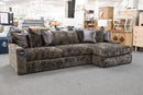 Anya 2-Piece Chaise Sectional – Luscious Chocolate