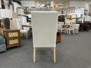 Vernon Dining Chair with Performance Fabric and Wood Base