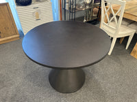 Catena 38” Round Bistro Table – Metallic Black