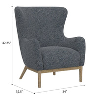 Everett Wingback Accent Chair