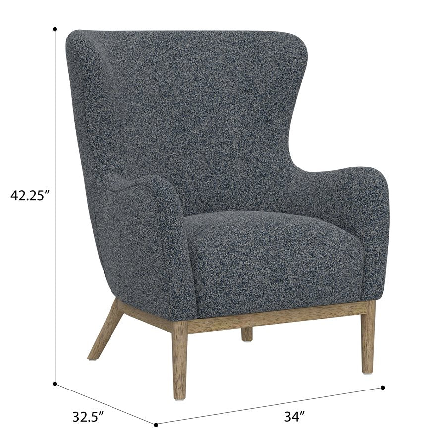 Everett Wingback Accent Chair