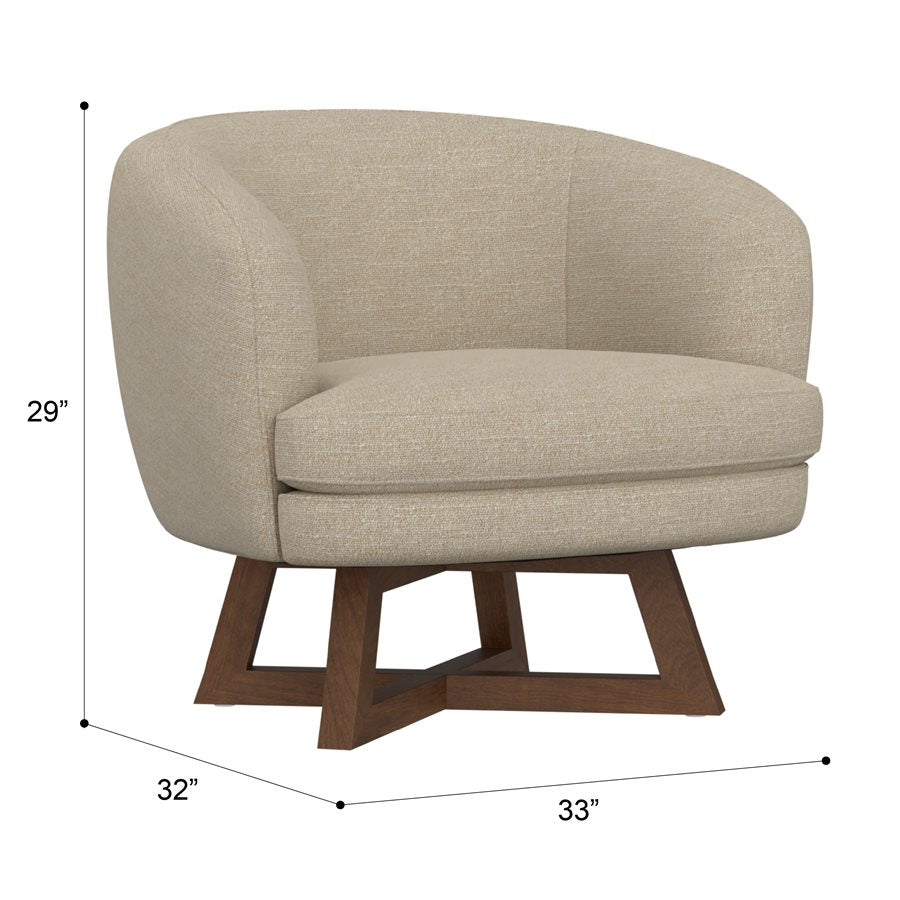Moira Swivel Accent Chair