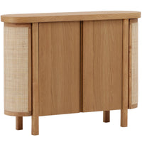 Elara Two-Door Sideboard with Cane Details – Natural