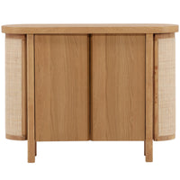 Elara Two-Door Sideboard with Cane Details – Natural
