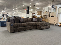 Anya 2-Piece Chaise Sectional – Luscious Chocolate