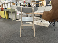 Keaton Dining Side Chair – White & Grey
